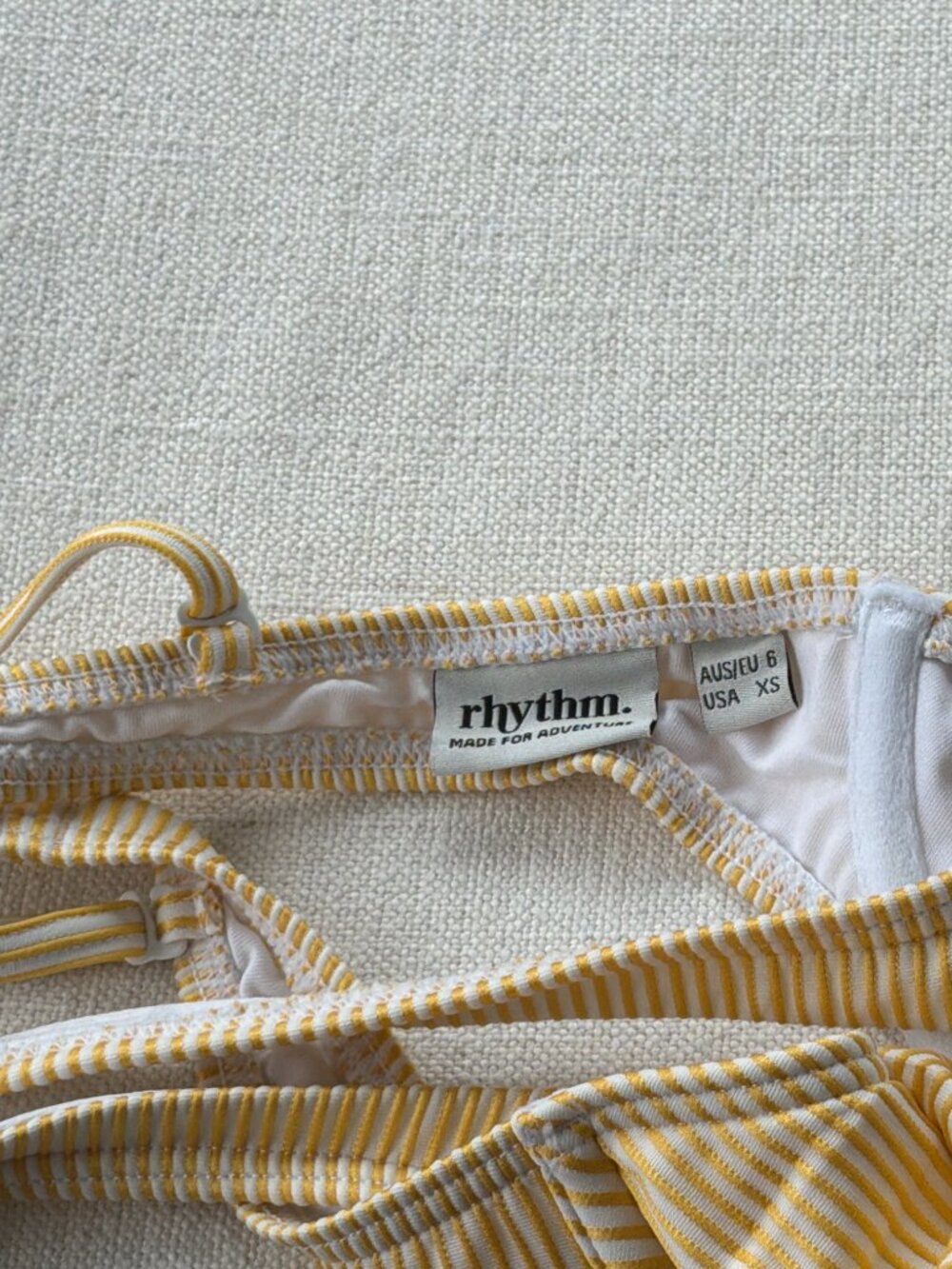 Rhythm Swim Yellow Bikini Top - Picture 5 of 5